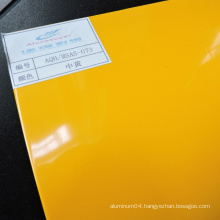 Glossy Medium Yellow PE Coated Aluminum Composite Panel ACP